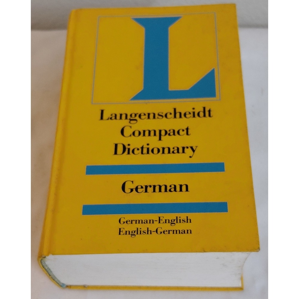 Langenscheidt Compact Dictionary German German-English English-German Hardcover